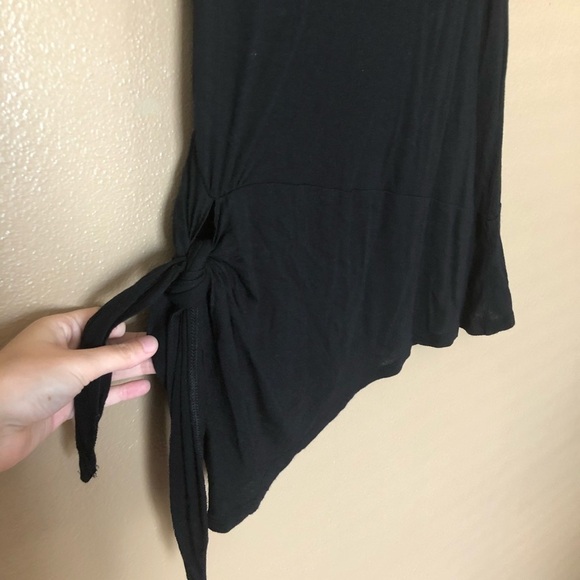 Trouvé Black Side Tie Tank Top Size M - Picture 2 of 8